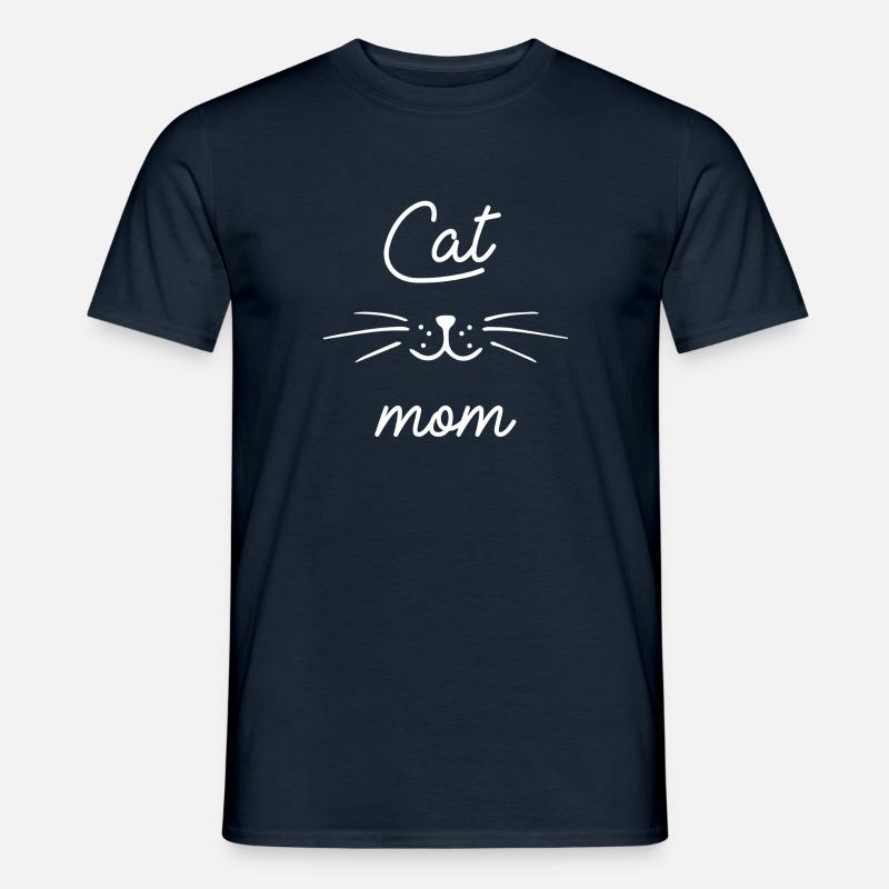 Katzenmutter - Männer T-Shirt - Navy