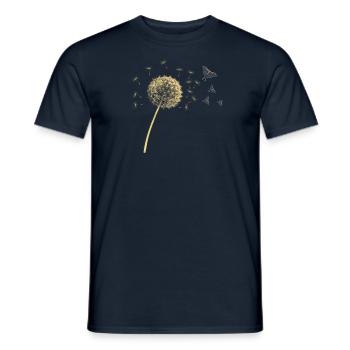 Time Flies - Men's T-Shirt - navy - Front - AI Model Male 178 light (178cm)