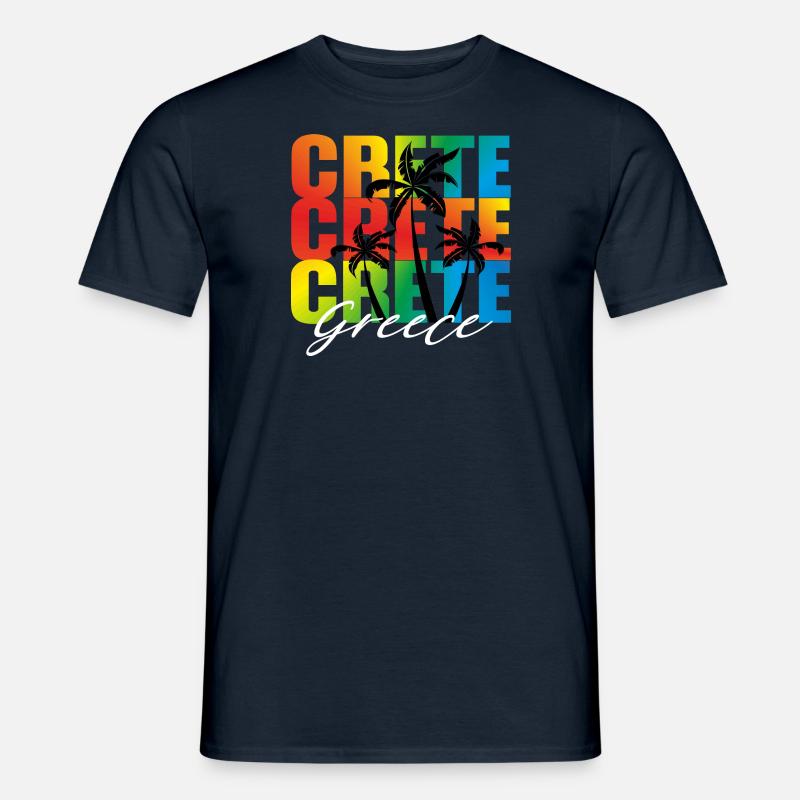 Kreta - Greece - Männer T-Shirt - Navy