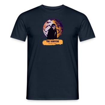 Le Vampire - T-shirt homme - marine - Devant - AI Model Male 178 light (178cm)