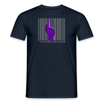I'm more than just a Code! - Men's T-Shirt - navy - Front - AI Model Male 178 light (178cm)