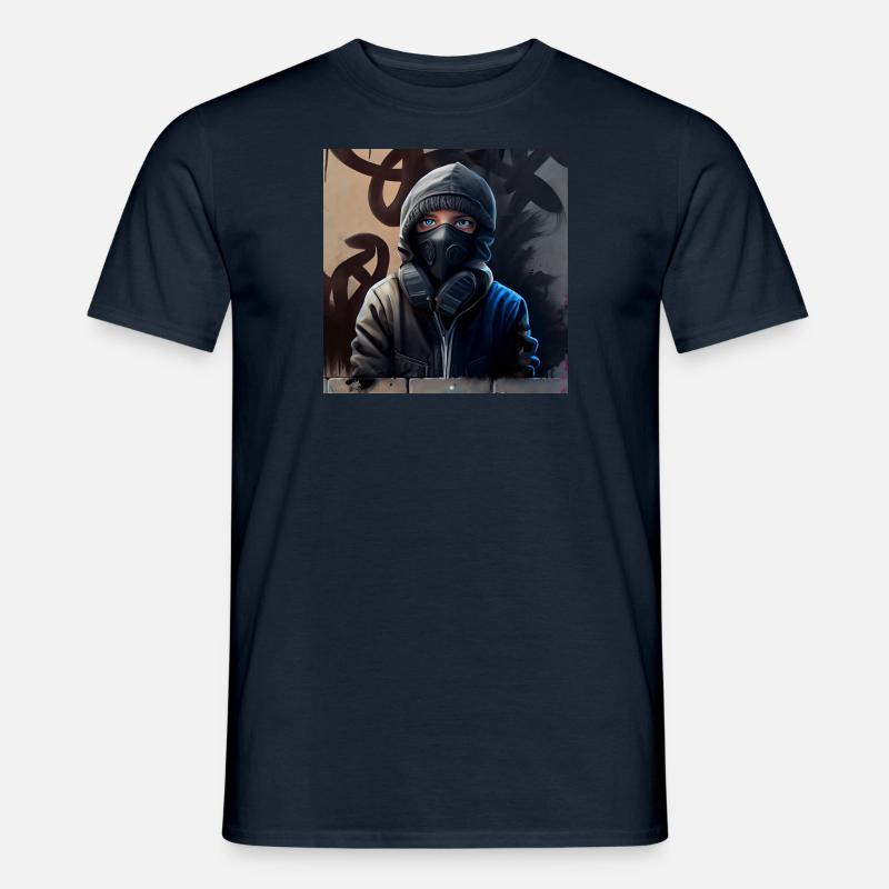 Lokaler Ninja Graffiti Maker - Männer T-Shirt - Navy