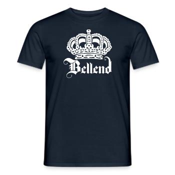 Bellen couronné - T-shirt homme - marine - Devant - AI Model Male 178 light (178cm)