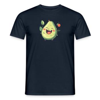 Avo Love - Men's T-Shirt - navy - Front - AI Model Male 178 light (178cm)