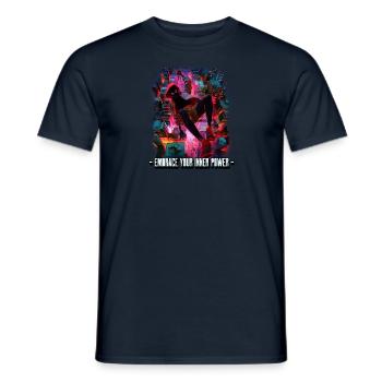 Embrace Your Inner Power - Men's T-Shirt - navy - Front - AI Model Male 178 light (178cm)