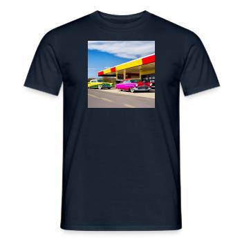 C02 - Männer T-Shirt - Navy - Vorne - AI Model Male 178 light (178cm)