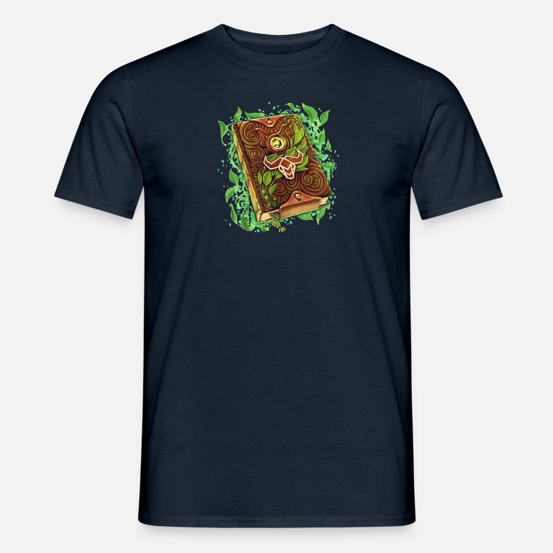 Zodiac Grimoire - Type Taurus - Männer T-Shirt - Navy