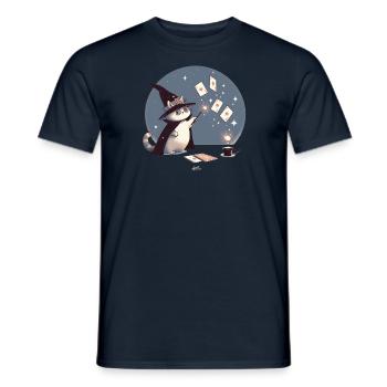 Chartomancer - Männer T-Shirt - Navy - Vorne - AI Model Male 178 light (178cm)