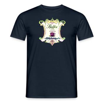 Kaffee ist mein Treibstoff. grün - Männer T-Shirt - Navy - Vorne - AI Model Male 178 light (178cm)