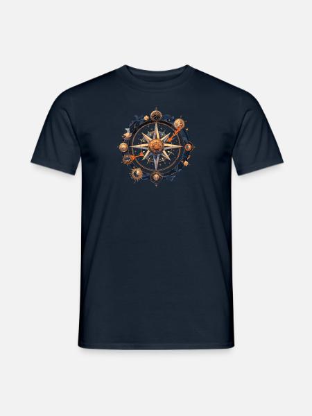 Compass - Men's T-Shirt - navy