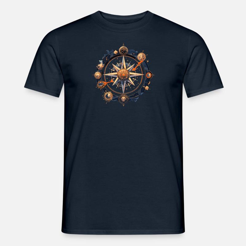 Boussole - T-shirt homme - marine