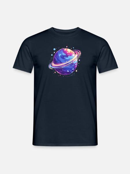 Planeten - Männer T-Shirt - Navy