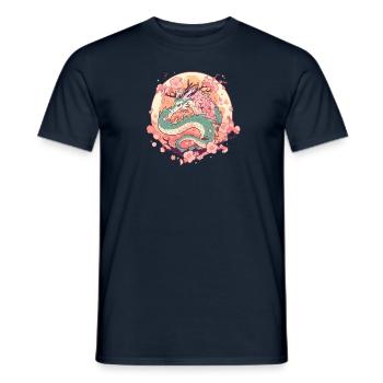 Dragon - Men's T-Shirt - navy - Front - AI Model Male 178 light (178cm)