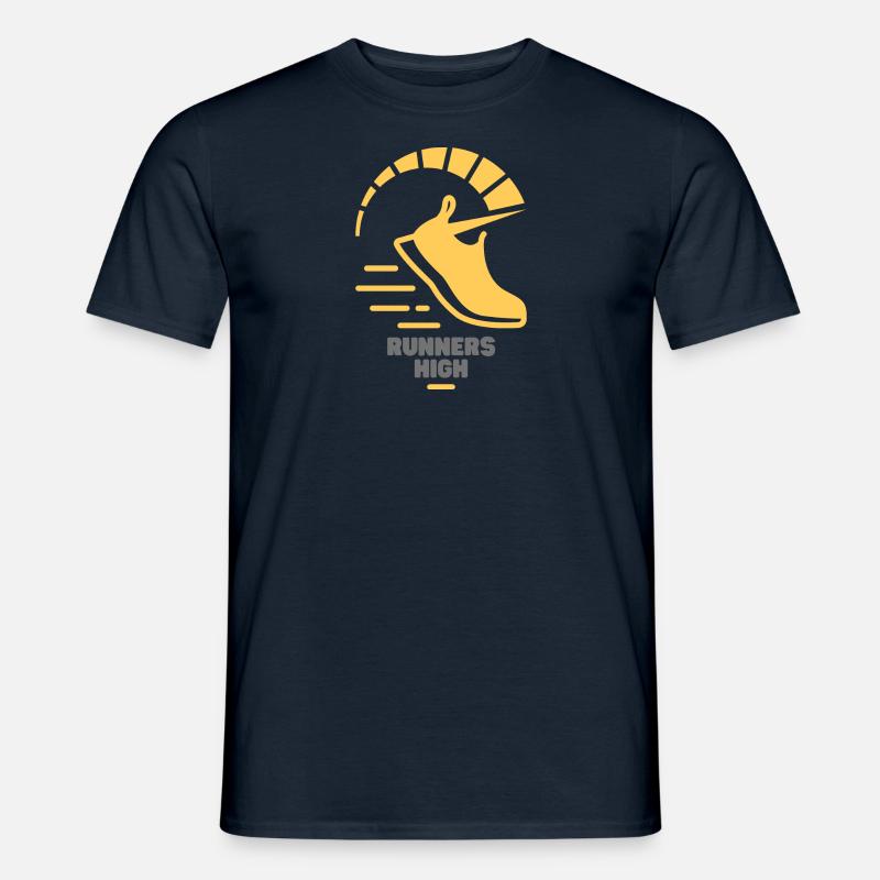 Runners High - Männer T-Shirt - Navy