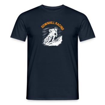 Descente Raching - T-shirt homme - marine - Devant - AI Model Male 178 light (178cm)