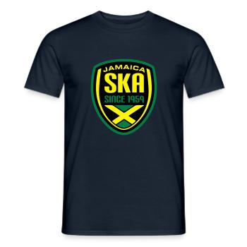Ska Wappen_2 - T-shirt homme - marine - Devant - AI Model Male 178 light (178cm)