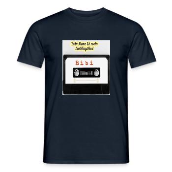 Bibi - Männer T-Shirt - Navy - Vorne - AI Model Male 178 light (178cm)