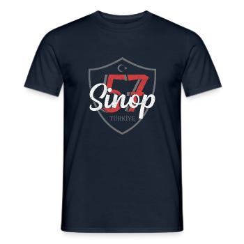 Sinop - Men's T-Shirt - navy - Front - AI Model Male 178 light (178cm)