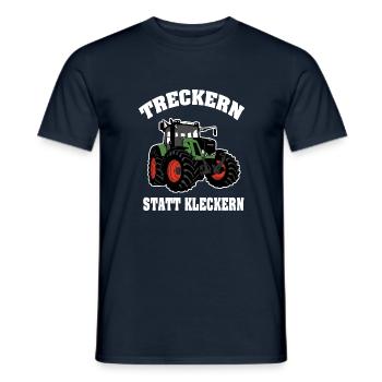 Traktor - Schlepper - Landwirt - Bauer - Männer T-Shirt - Navy - Vorne - AI Model Male 178 light (178cm)