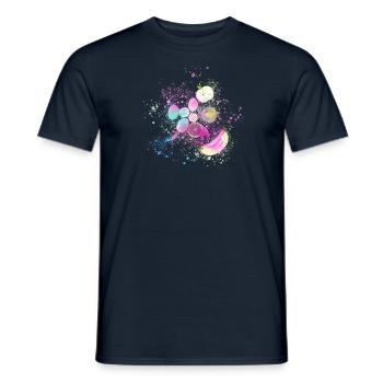 frucht,früchte,zitronen,bananen,zitronen - Männer T-Shirt - Navy - Vorne - AI Model Male 178 light (178cm)