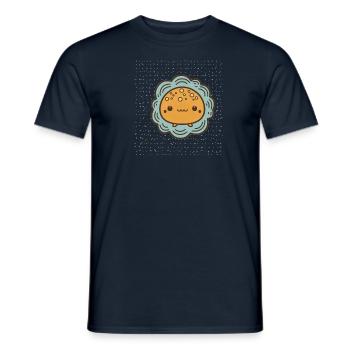 Einfaches Süße Baby Dino/Frosch - Männer T-Shirt - Navy - Vorne - AI Model Male 178 light (178cm)