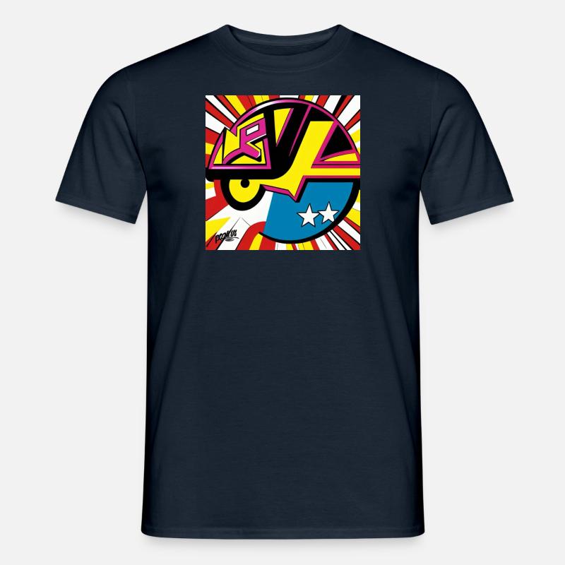 Pop Art - Männer T-Shirt - Navy