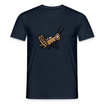 Grasshopper 3 - Men's T-Shirt - navy - Front - AI Model Male 178 light (178cm)