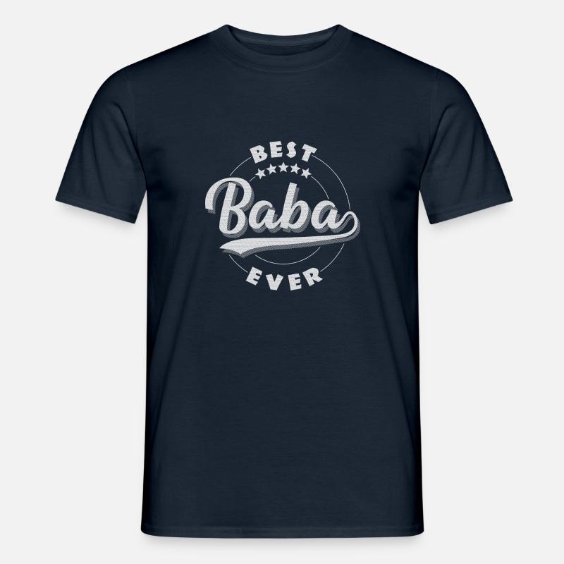 Baba - Männer T-Shirt - Navy