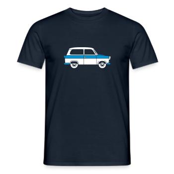  500 Kombi 2c - T-shirt homme - marine - Devant - AI Model Male 178 light (178cm)