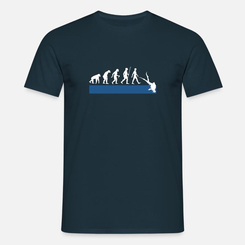 Diver Evolution - Men's T-Shirt - navy