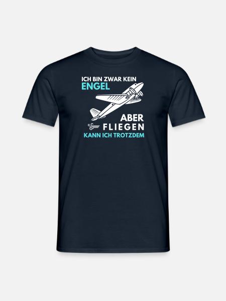 Fliegen kann ich trotzdem - Männer T-Shirt - Navy