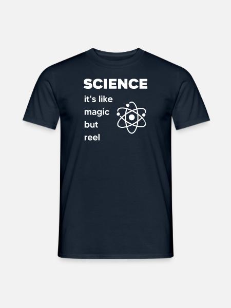 WISSENSCHAFT Es ist wie Magie, aber echt - Männer T-Shirt - Navy