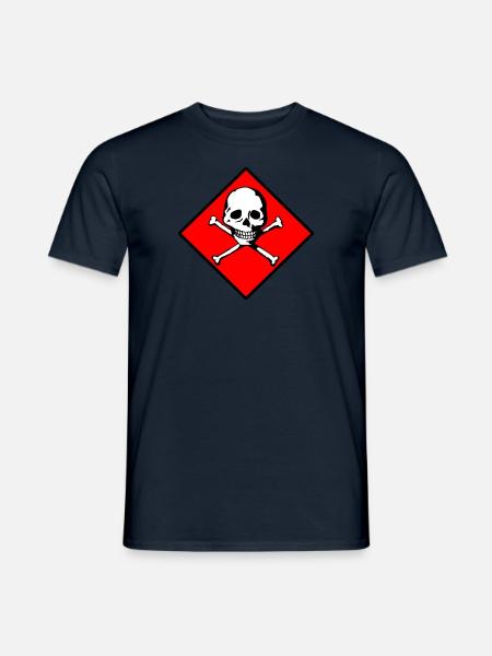 Skull and bones - Men's T-Shirt - navy