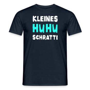 Kleines Huhu Schratti Edition - Männer T-Shirt - Navy - Vorne - AI Model Male 178 light (178cm)