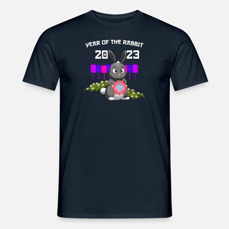 Jahr des Hasen - Männer T-Shirt - Navy