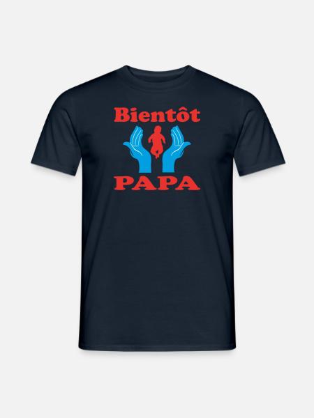 SOON TO BE A DAD - Men's T-Shirt - navy