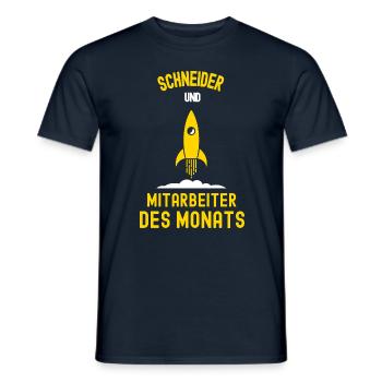 Schneider Mitarbeiter des Monats Schneiderei - Männer T-Shirt - Navy - Vorne - AI Model Male 178 light (178cm)