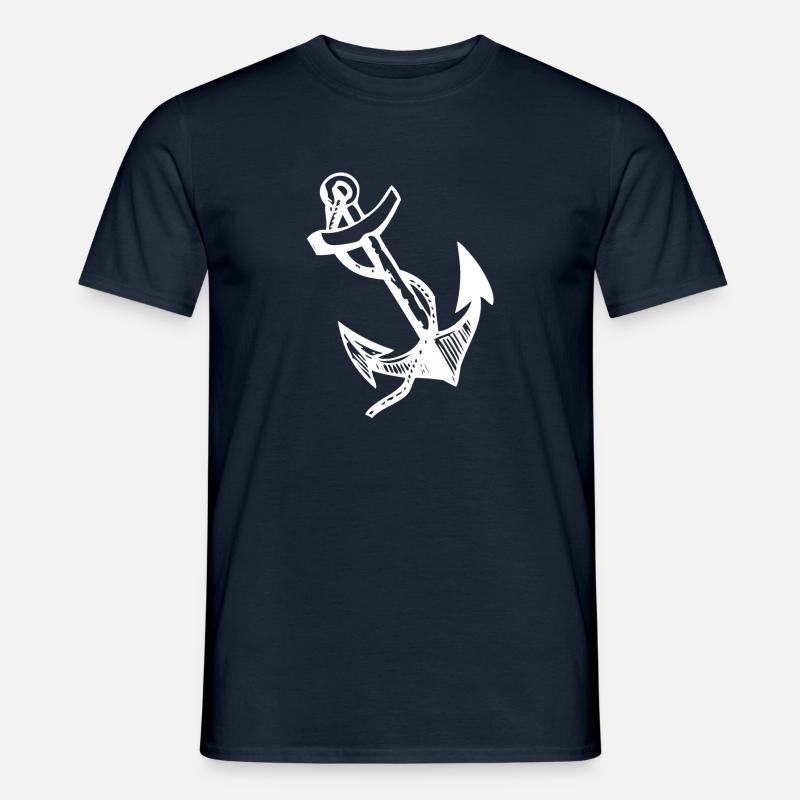 Anker - Männer T-Shirt - Navy