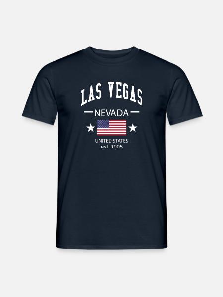 Las Vegas - Männer T-Shirt - Navy