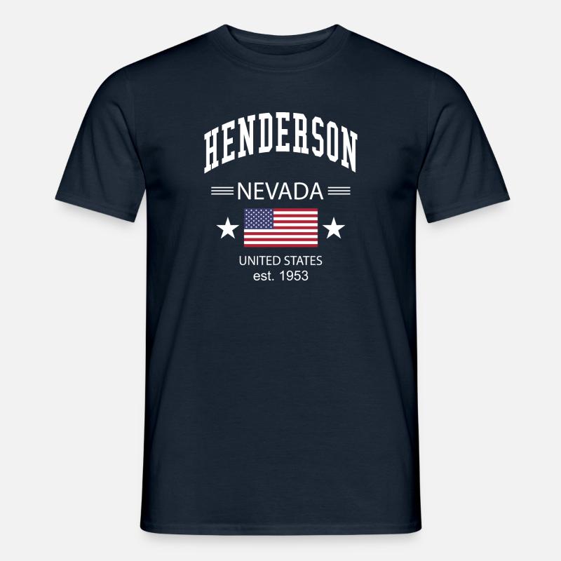 Henderson - Männer T-Shirt - Navy