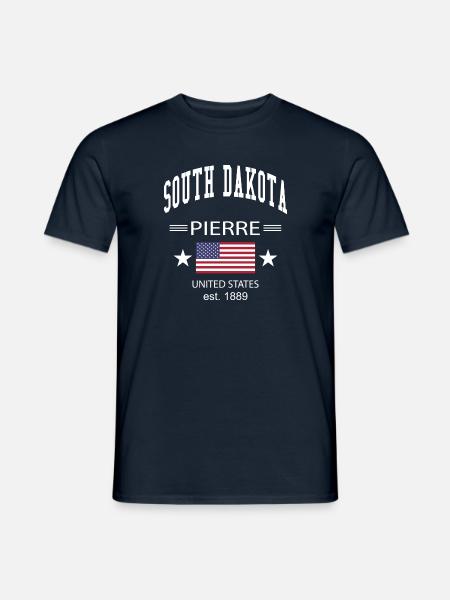 South Dakota - Men's T-Shirt - navy