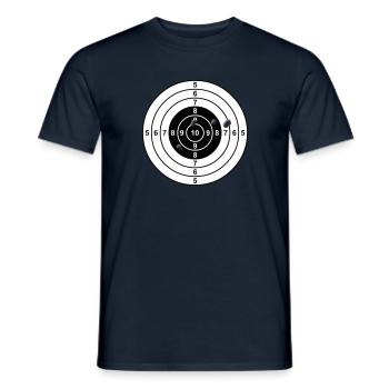 target - Men's T-Shirt - navy - Front - AI Model Male 178 light (178cm)