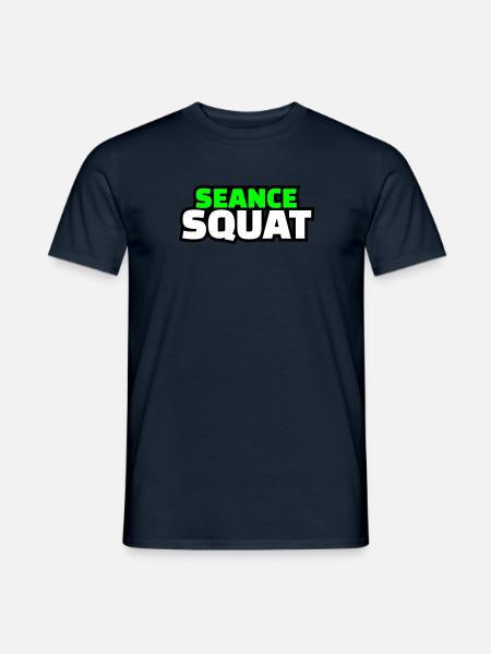 séance squat - T-shirt homme - marine