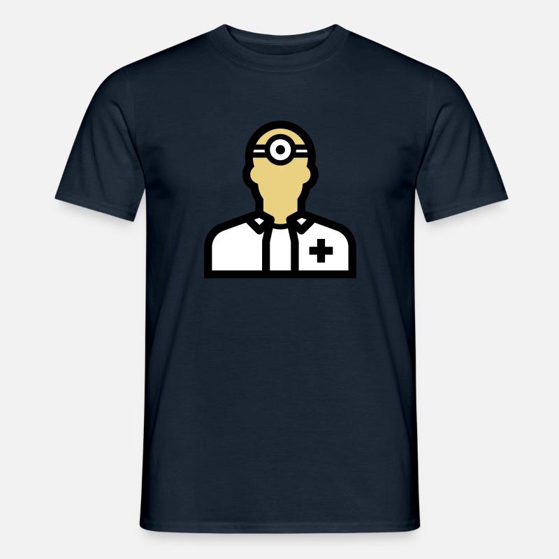 Pflegepersonal, Krankenpfleger, Pfleger, Arzt, - Männer T-Shirt - Navy