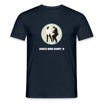 Pulp Fiction Dance - Männer T-Shirt - Navy - Vorne - AI Model Male 178 light (178cm)