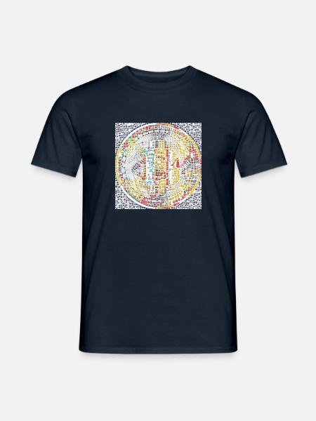 Bitcoin - Men's T-Shirt - navy
