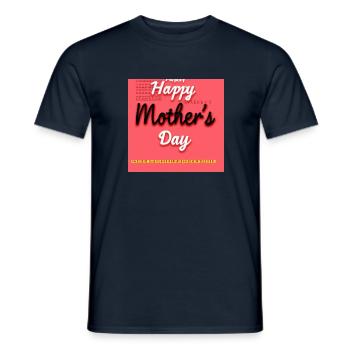 Bonne fête des mères - T-shirt homme - marine - Devant - AI Model Male 178 light (178cm)