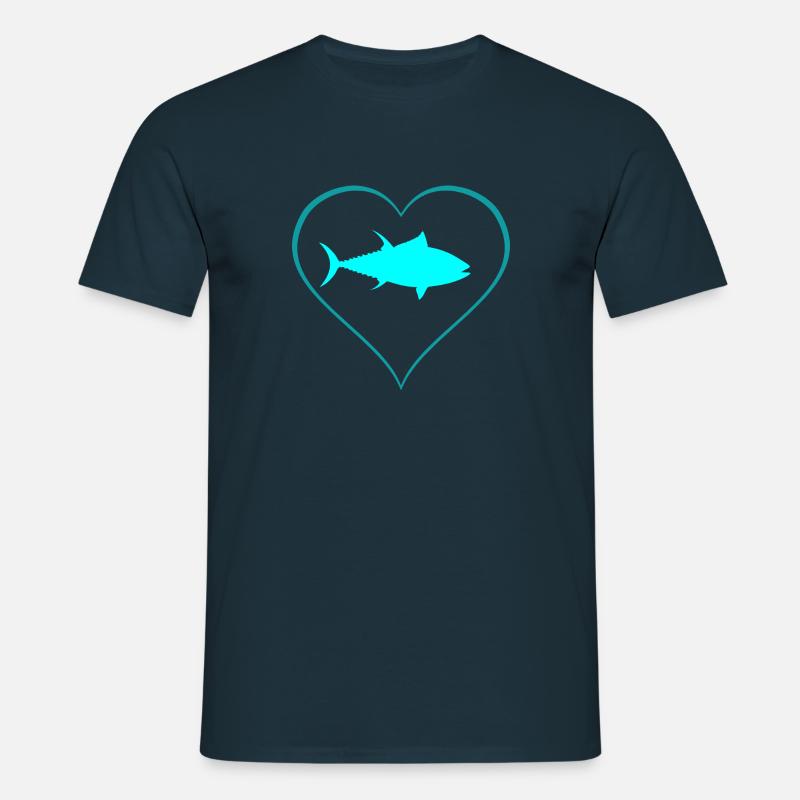 Thunfisch - Männer T-Shirt - Navy