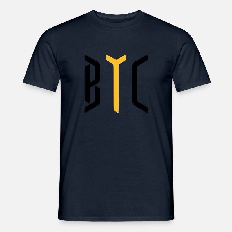 Bitcoin / BTC / CRYPTOCURRENCIES / Cryptos - T-shirt homme - marine