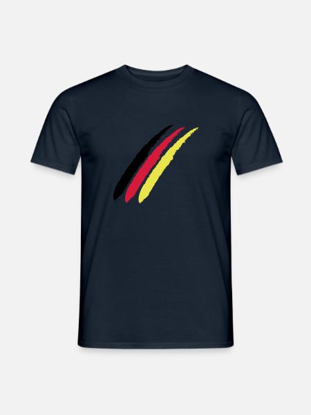 Germany German Fan Gift - Men's T-Shirt - navy